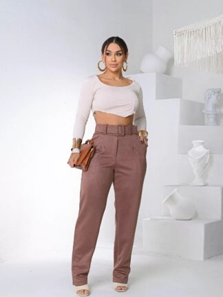 CALÇA SUEDE SCUBA PATRICIA