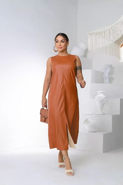 VESTIDO COURO MALIA