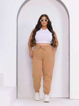 JOGGER MOLETOM 3 CABOS CURVE PALOMA