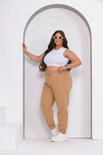 JOGGER MOLETOM 3 CABOS CURVE PALOMA - Image 3