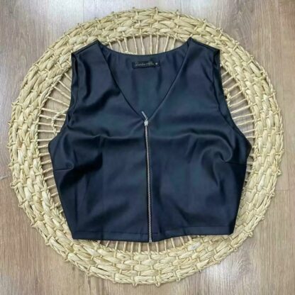 CROPPED COURO CURVE GIULIA - Image 4