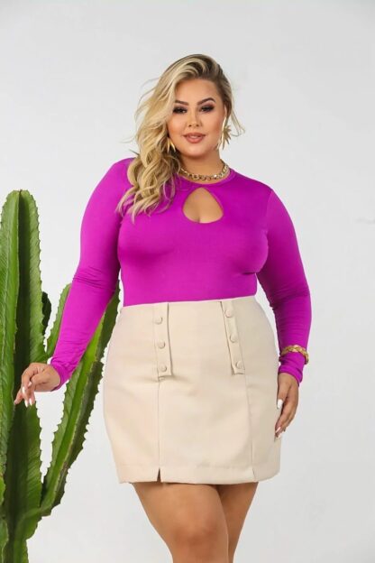 SHORTS SAIA ALFAIATARIA CURVE TINA - Image 7