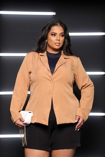 BLAZER ALFAIATARIA CURVE PÉROLA - Image 6