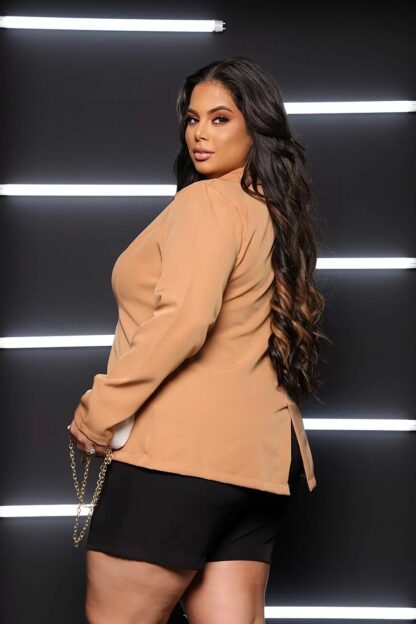 BLAZER ALFAIATARIA CURVE PÉROLA - Image 7