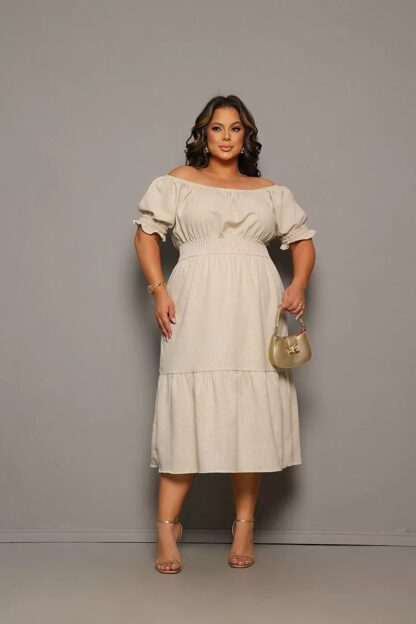 VESTIDO LINHO CURVE MARIANE - Image 3