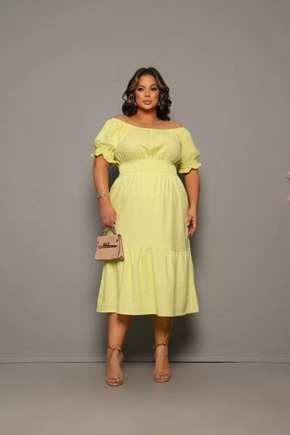 VESTIDO LINHO CURVE MARIANE - Image 5