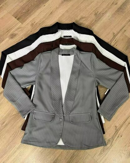 BLAZER ALFAIATARIA RISCA DE GIZ - Image 7