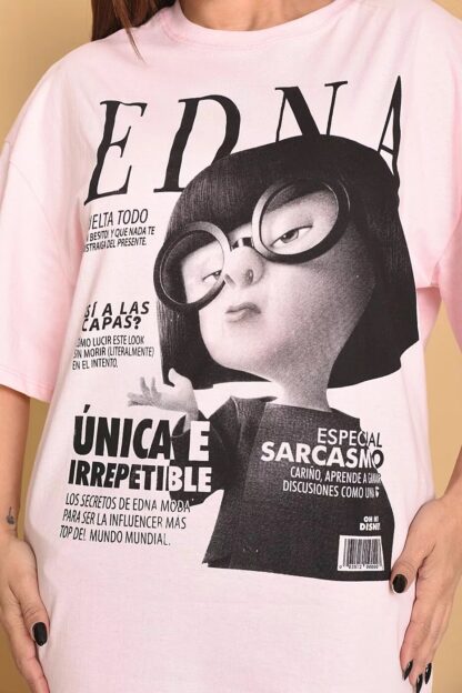 CAMISETA 100% ALGODÃO OVERSIZED EDNA - Image 5