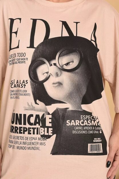 CAMISETA 100% ALGODÃO OVERSIZED EDNA - Image 8
